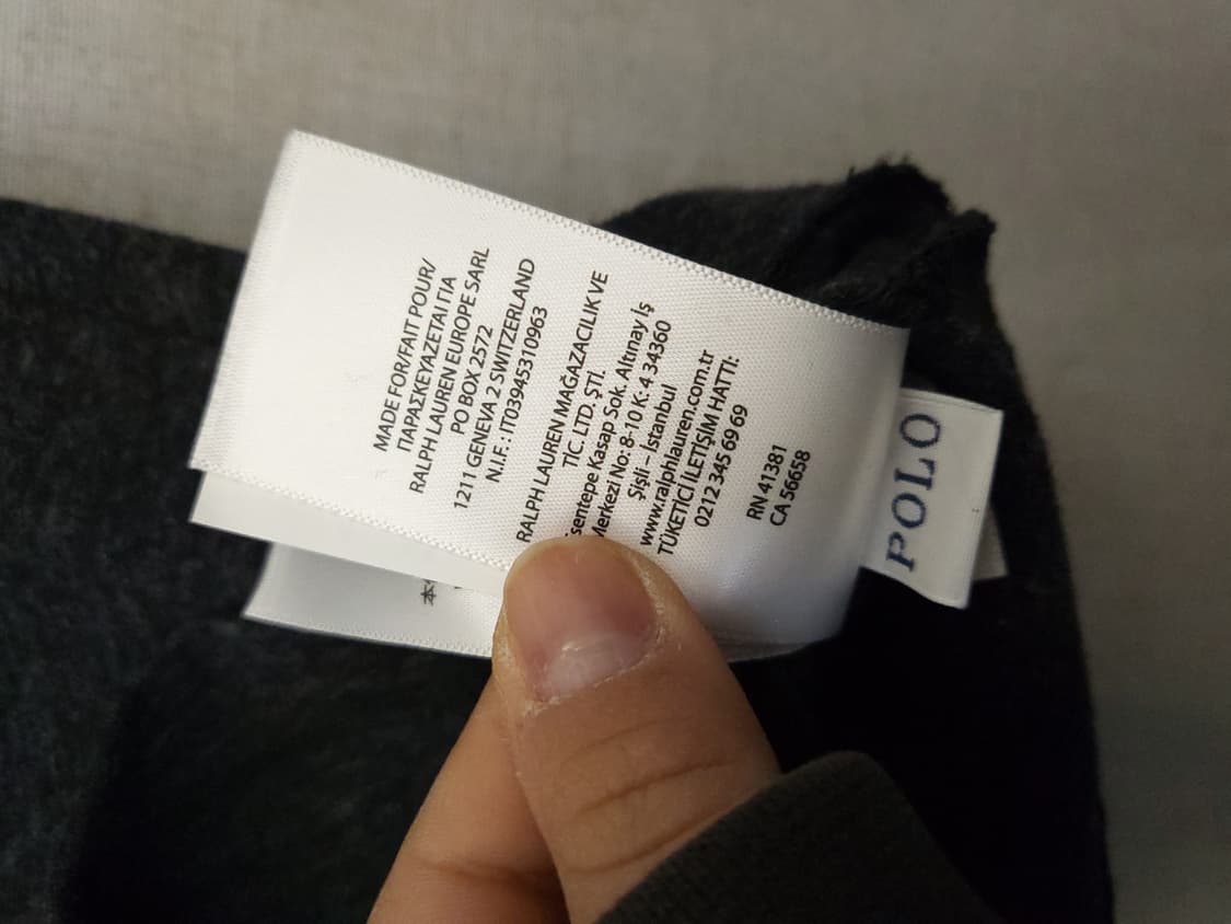 폴로 랄프로렌 반팔 티셔츠 차콜 s 상품이미지7