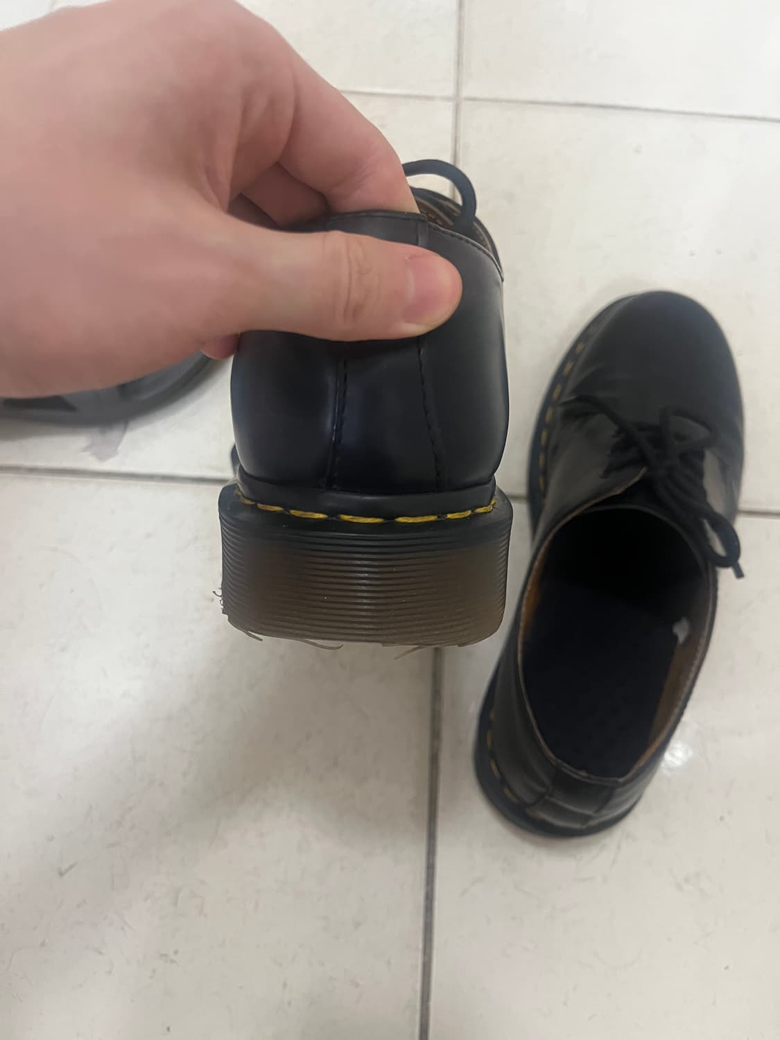 닥터마틴 1461 3홀 블랙 스무스 270 상품이미지2