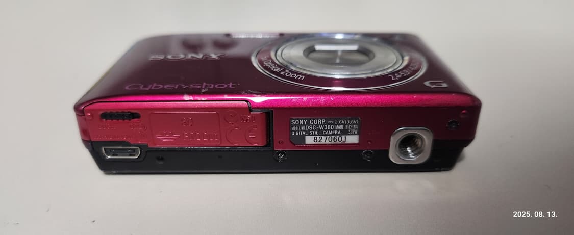 SONY CYBERSHOT DSC-W380 빈티지 디지털카메라 상품이미지5