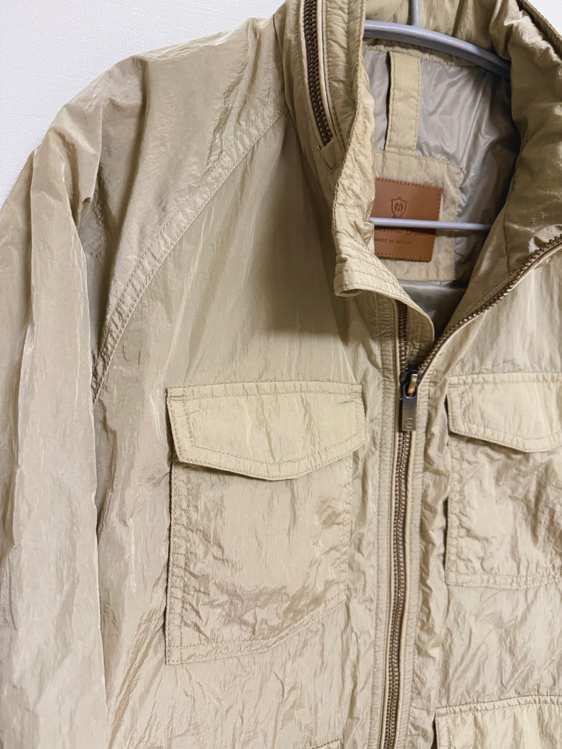 마시모두띠 나일론 메탈 자켓 M (100사이즈) 판매합니다 상품이미지2