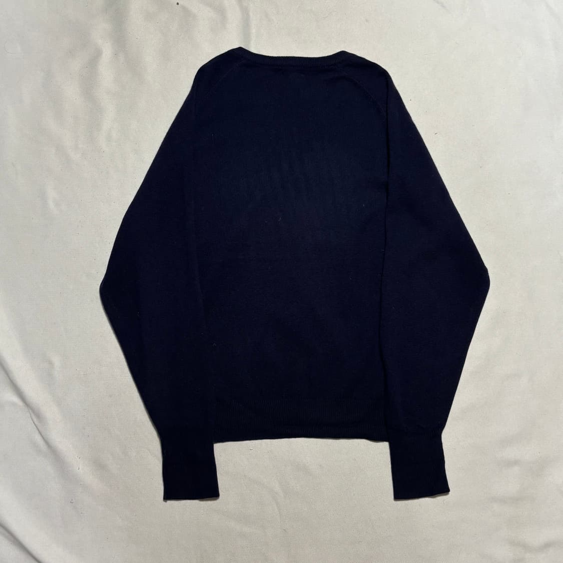 42 버버리 브이넥 네이비 니트  상품이미지3