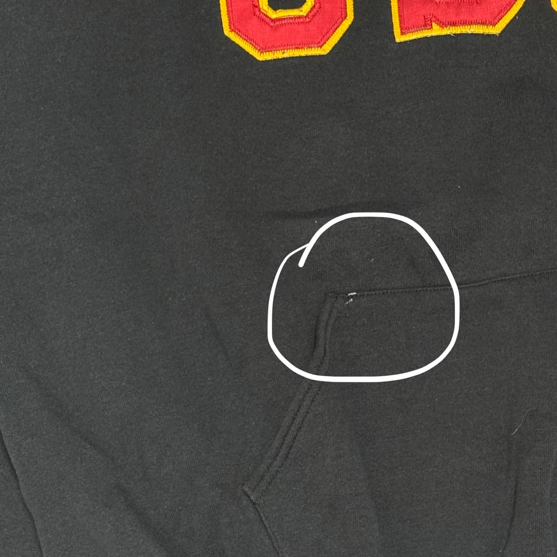 🇲🇽 00s 러셀 USC 후드 블랙 상품이미지4