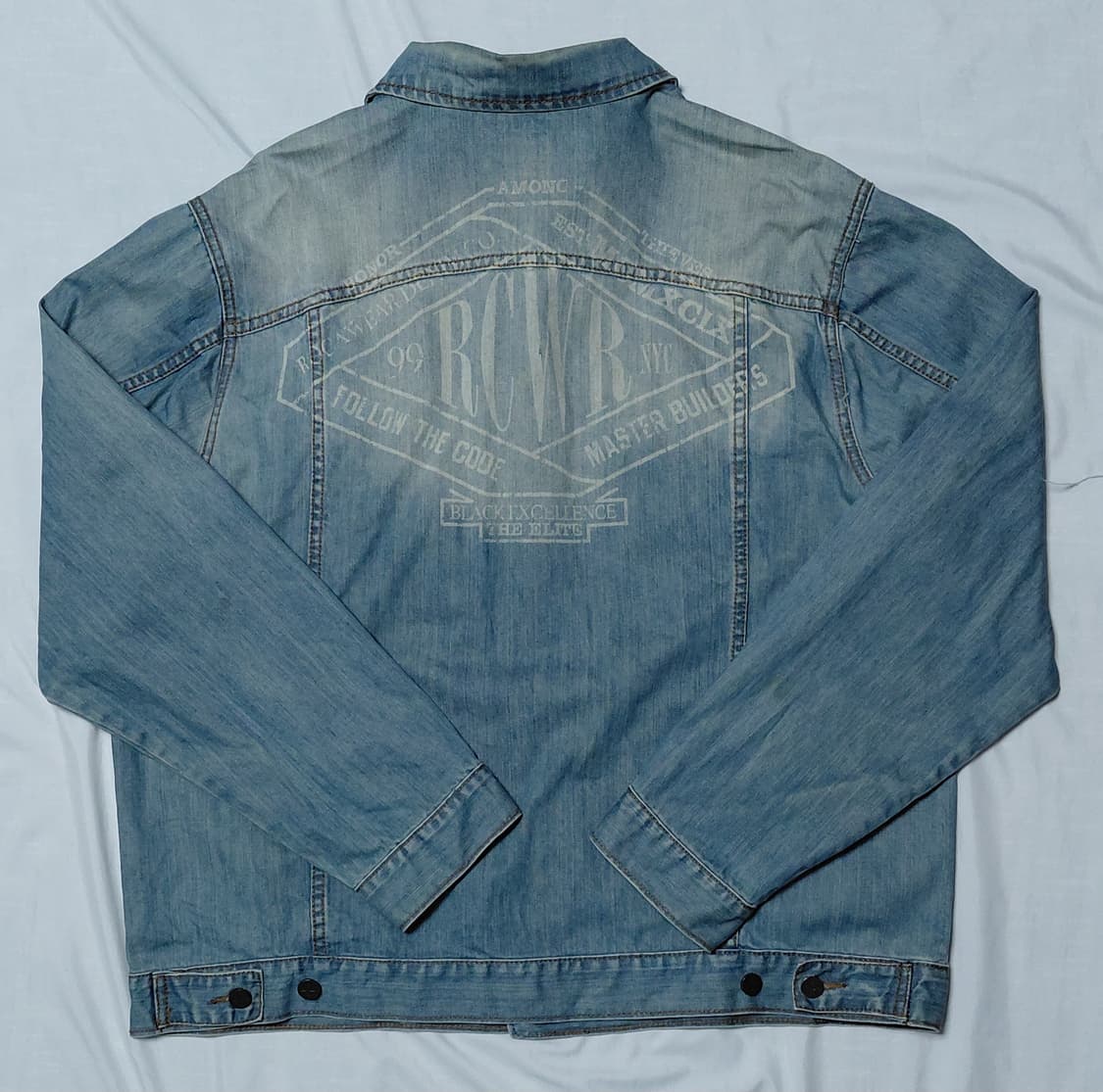 [46] 빈티지 로카웨어(Rocawear) 올드스쿨 오버사이즈 데님 자켓 상품이미지9