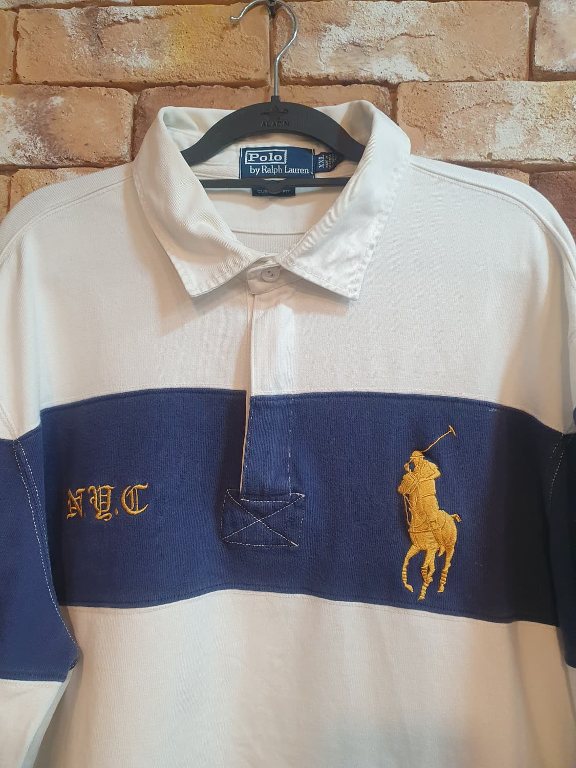 폴로 랄프로렌 럭비티셔츠XXL 사이즈 상품이미지3