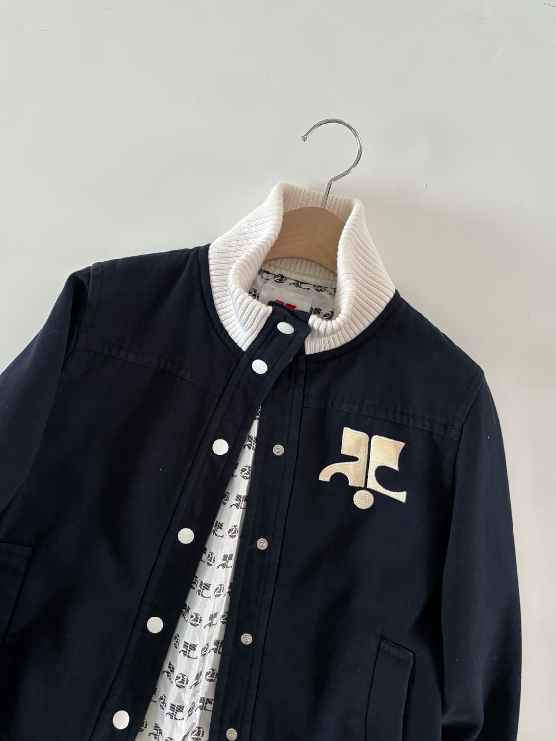 Courrèges 꾸레쥬 네이비 봄버 자켓 상품이미지6