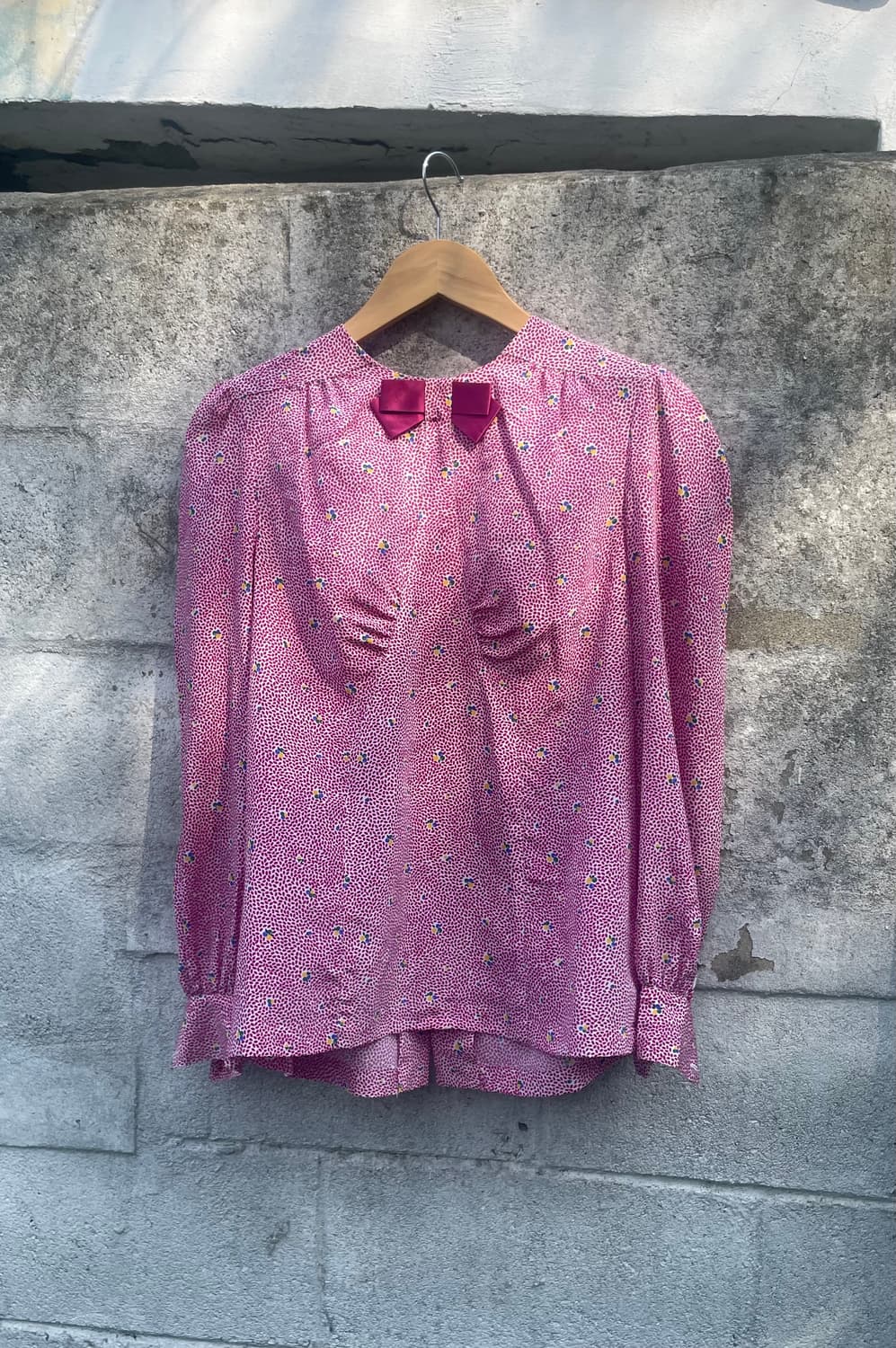 NINA RICCI  리본 플라워 블라우스 상품이미지6