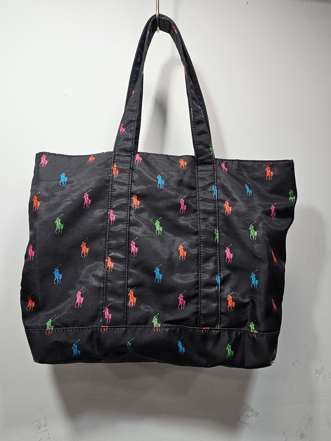 폴로랄프로렌 나일론 멀티컬러 포니 토드백 상품이미지2