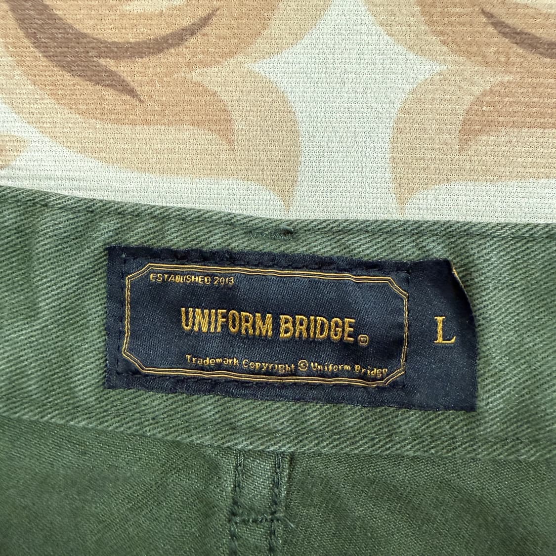 (L)유니폼 브릿지 퍼티그 팬츠(올리브) 상품이미지2