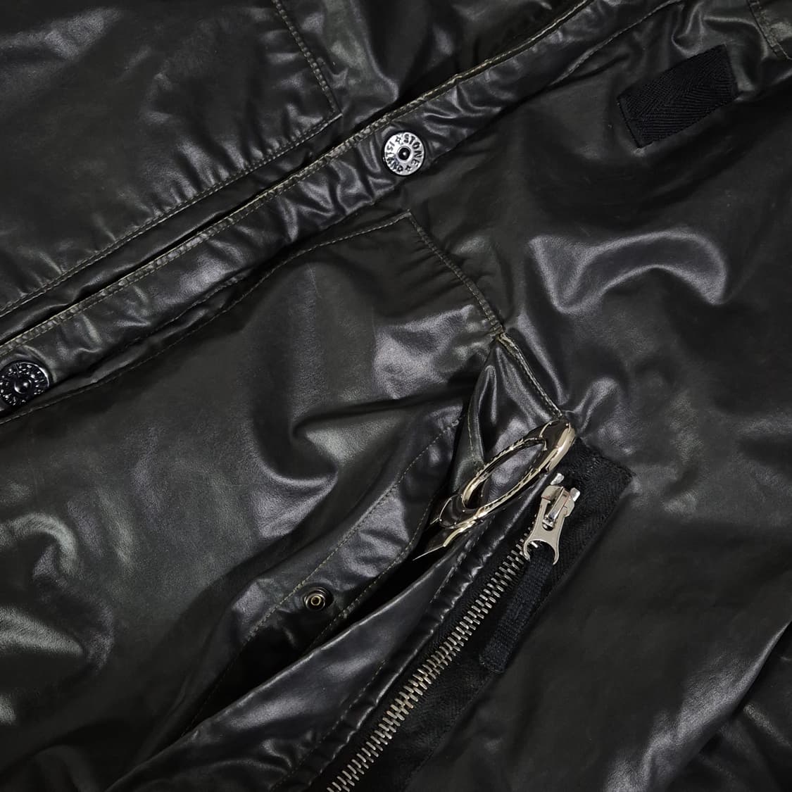 스톤아일랜드 왁스드 아이스 2 자켓 L사이즈 상품이미지5