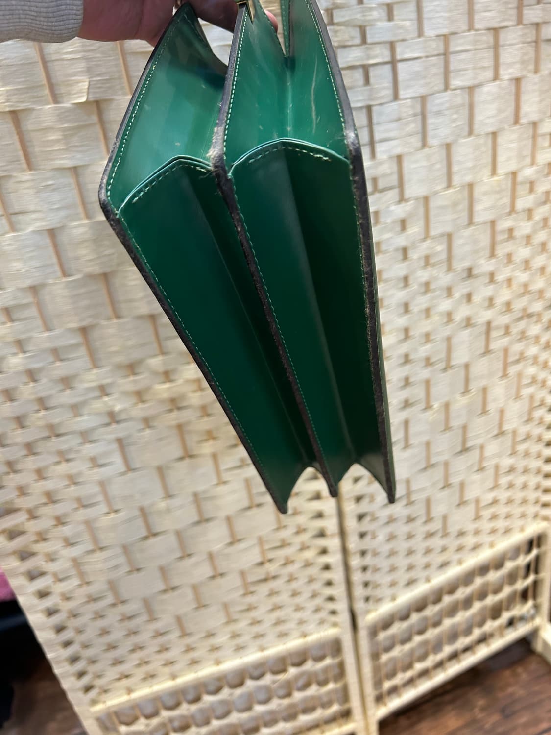 정품 루이비통 에삐 보르네오 그린레더 크로스 팝니다 상품이미지9