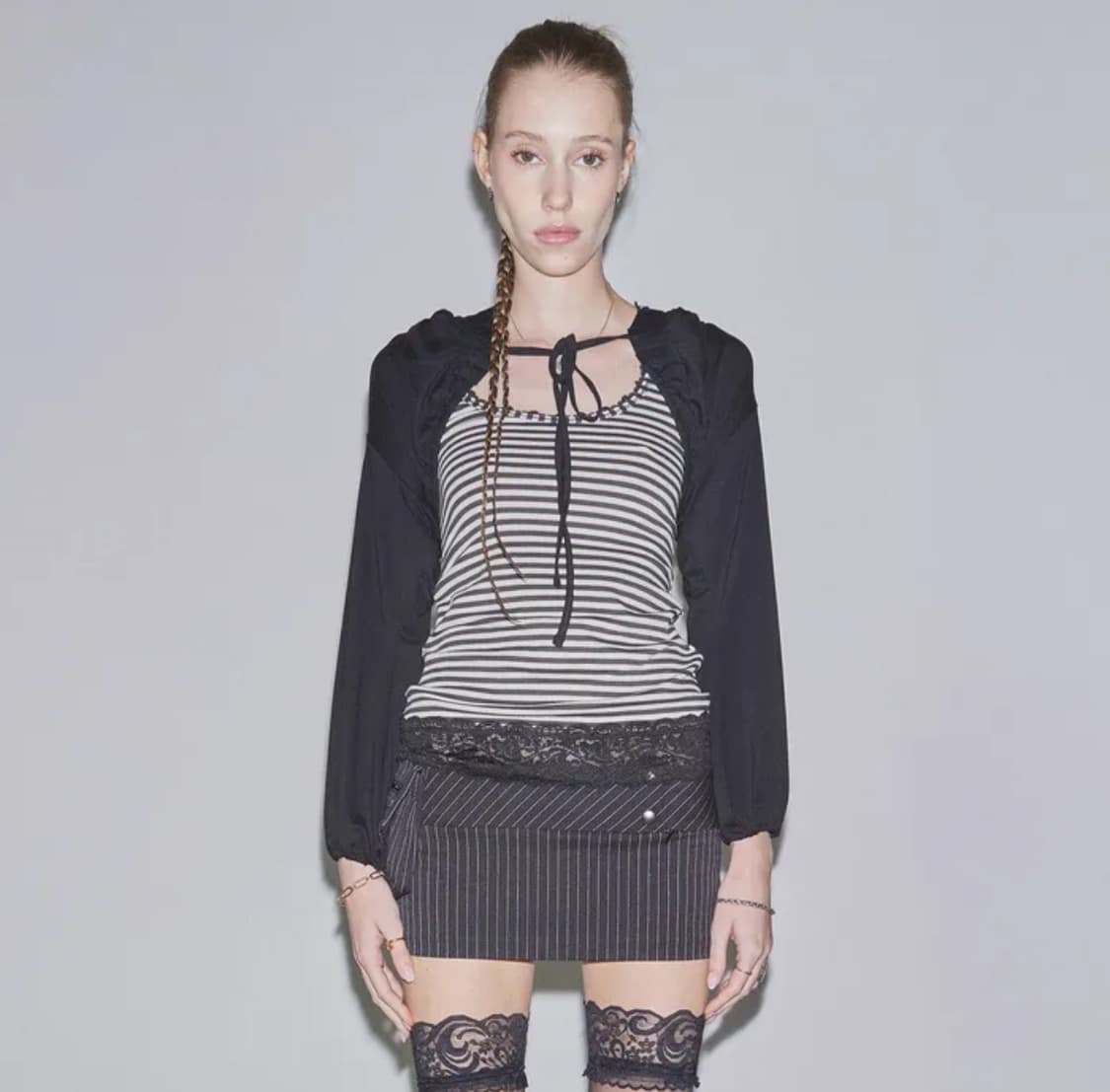 스컬프터 미니스커트waist point classic skort 상품이미지2