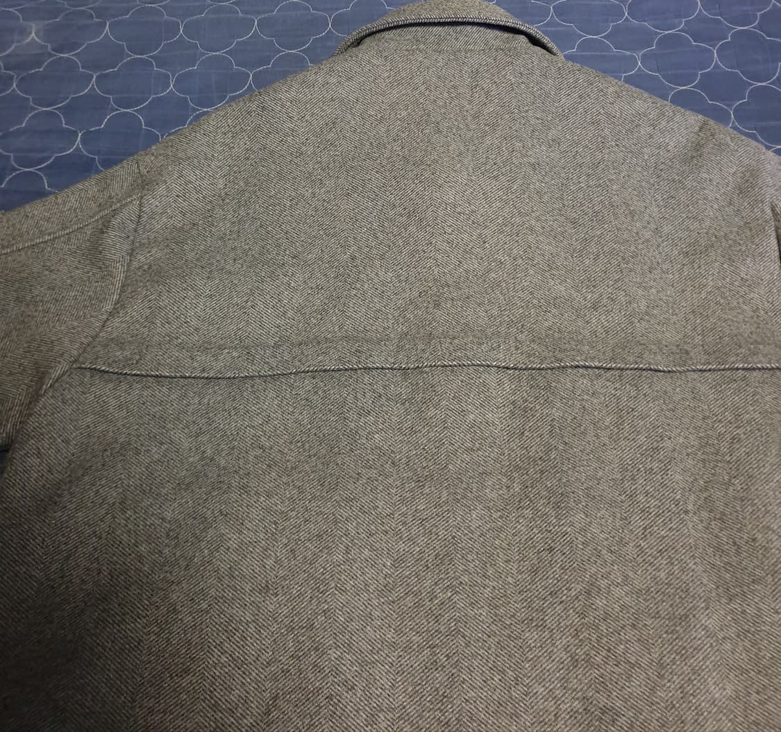 제롬앤 클래식 헤링본 어깨포켓 봄버자켓 그레이 (L) 상품이미지4