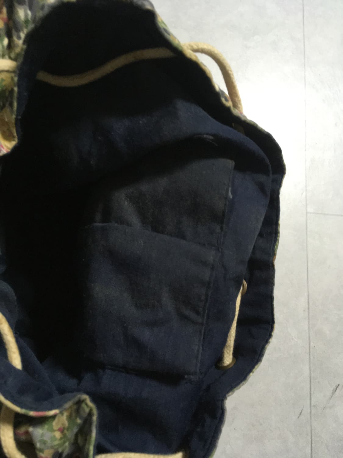 꽃무늬 가죽 백팩 상품이미지7