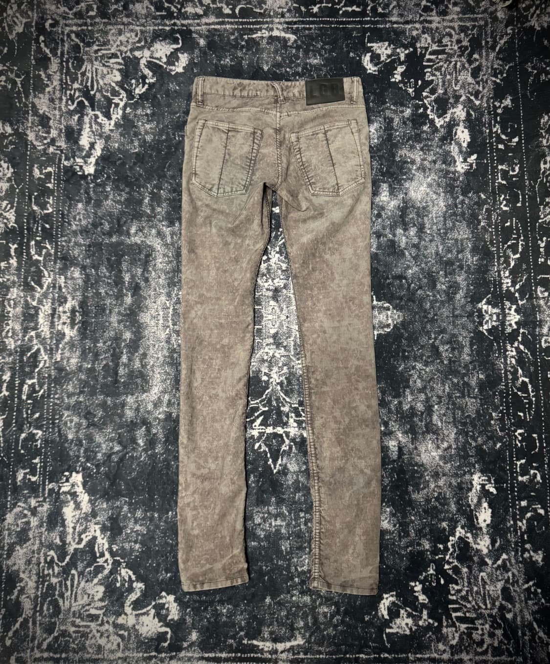 L.G.B Grey Corduroy Skinny Pants 상품이미지1