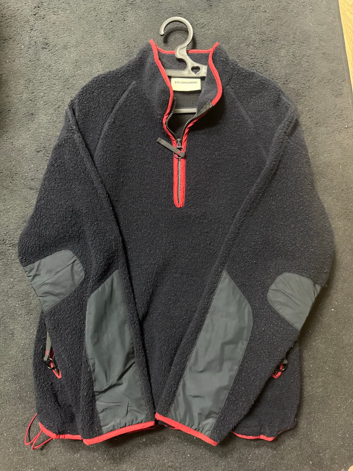 솔리드옴므 반집업 후리스 50 상품이미지1