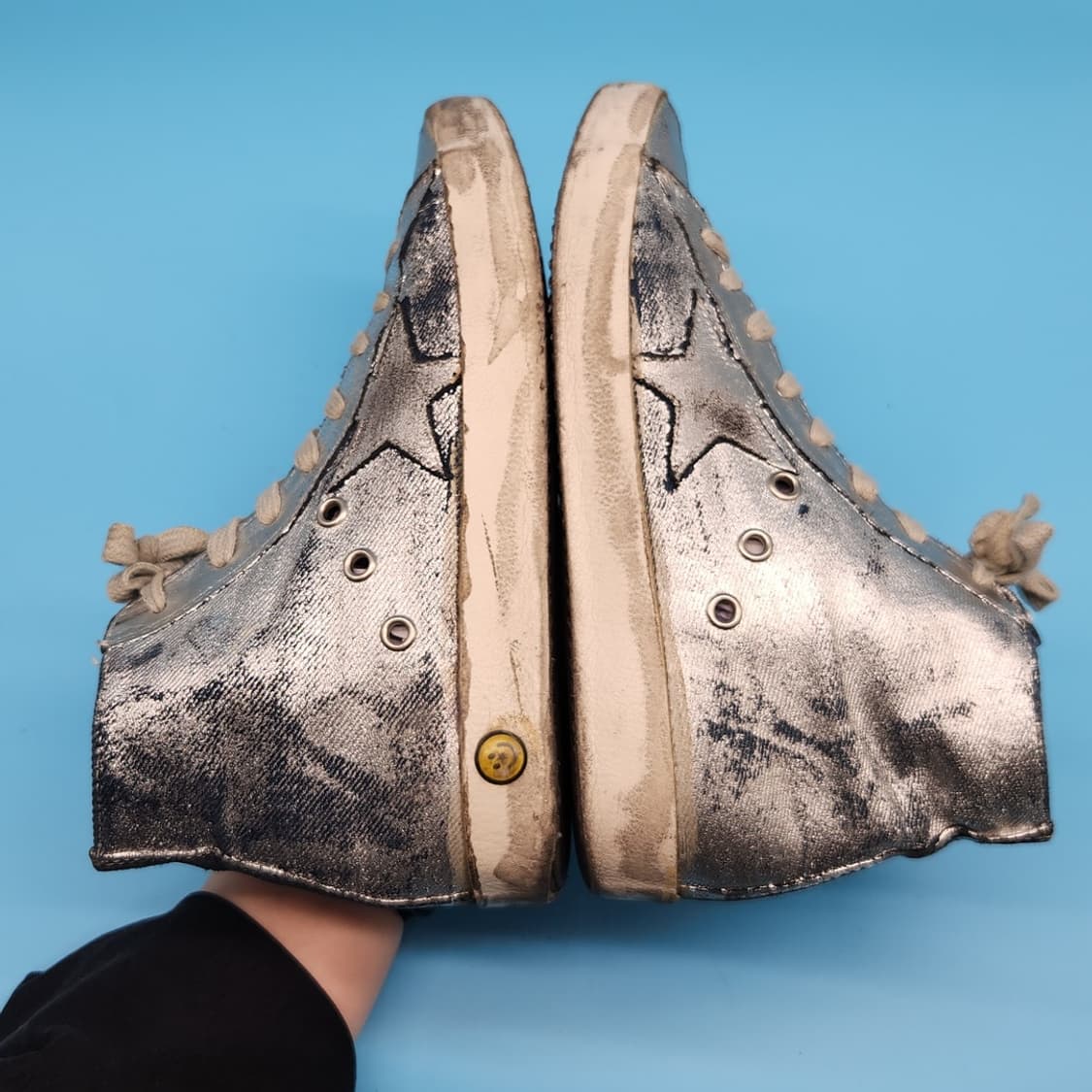 ooo 골든구스 프란시  실버 아동하이탑36 230 상품이미지5