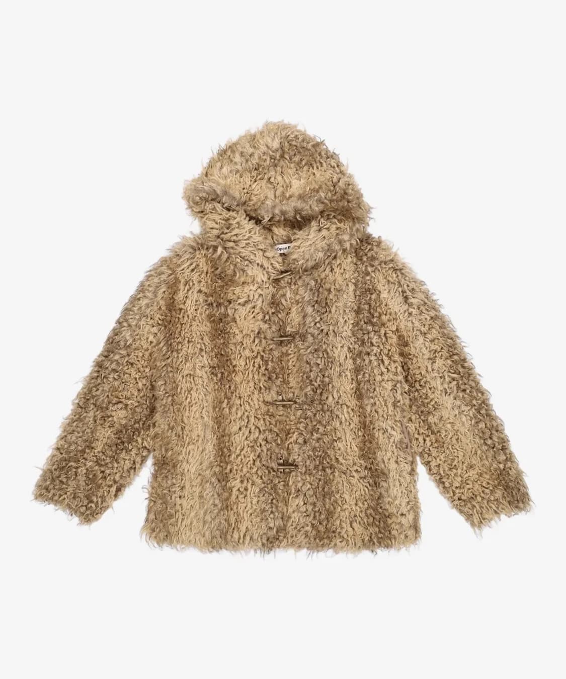 더오픈프로덕트 시어링 후드 퍼 자켓 상품이미지1