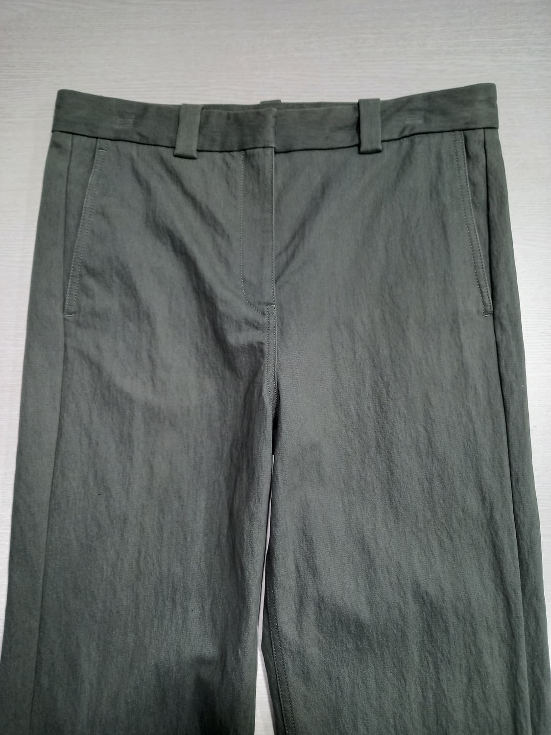 32 COS 가을겨울용 스판 치노팬츠 카키 32-260 상품이미지3