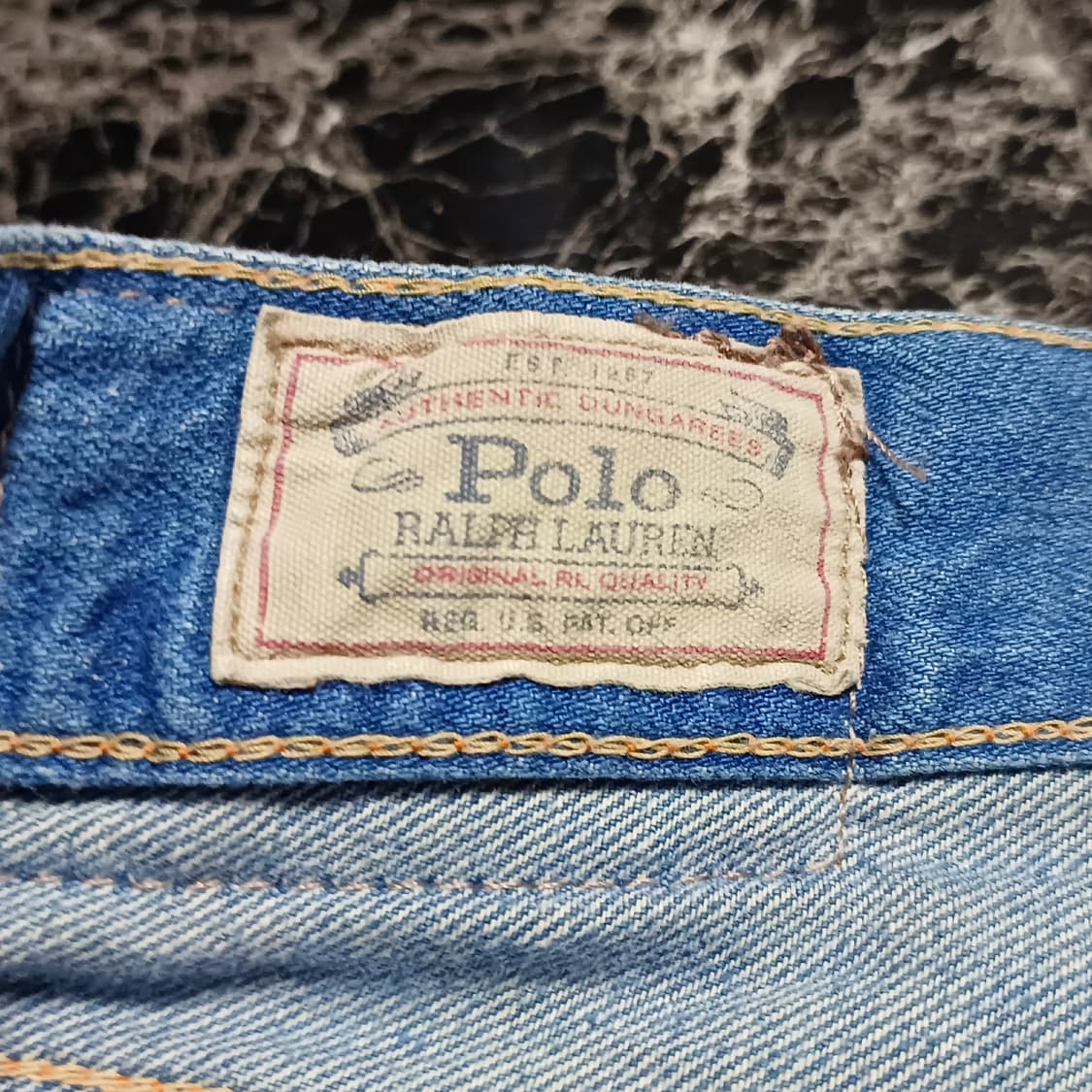 Polo 폴로 데미지드 워싱 데님 팬츠 (청바지) 상품이미지3