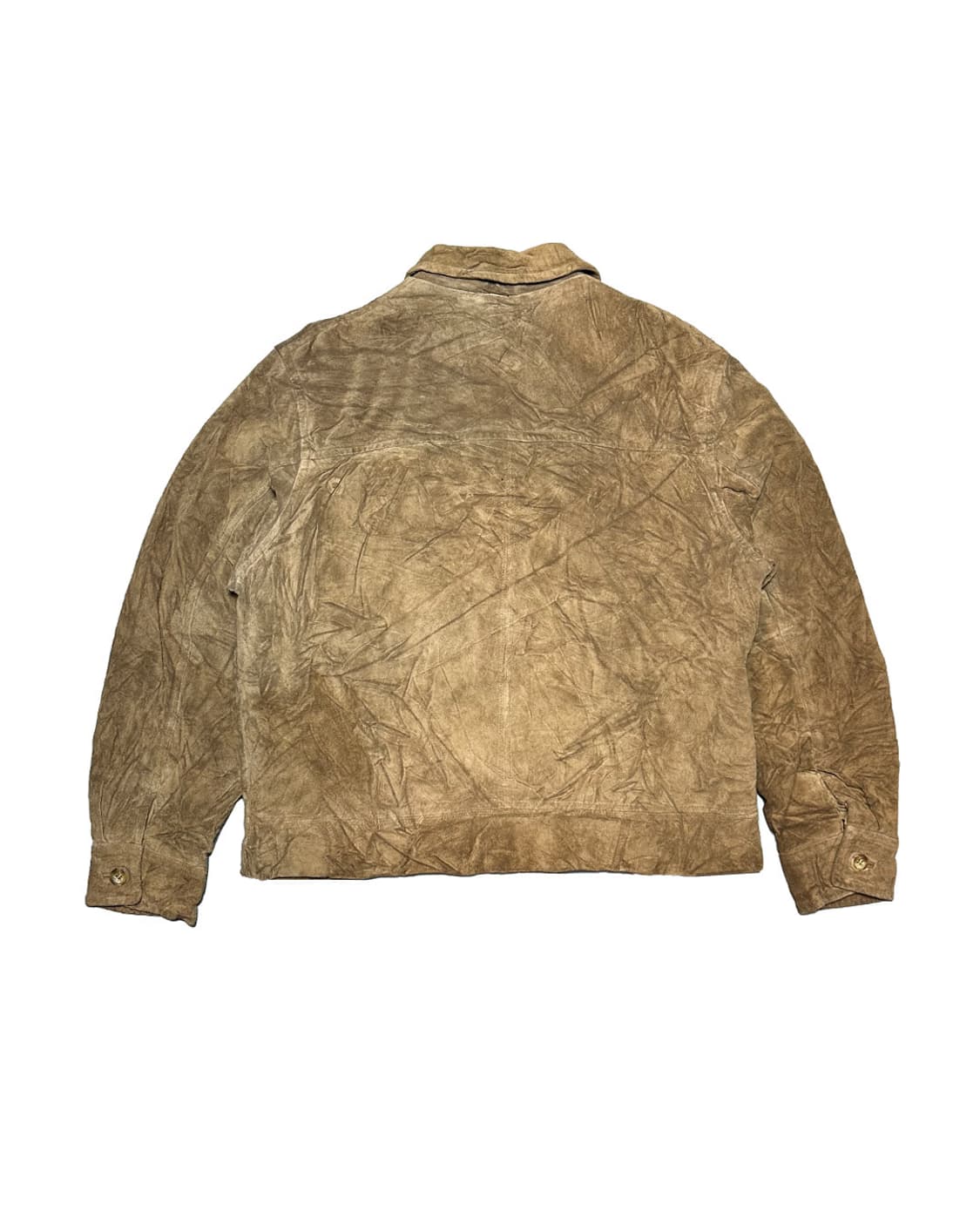 Andrew Fezza 헤비 리얼 레더 스웨이드 자켓 상품이미지2