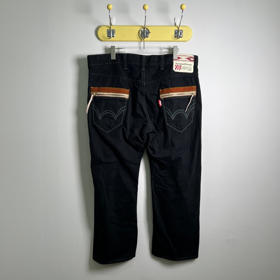 Edwin 에드윈 익스클루시브 빈티지 라인 웨스턴 블랙 데님 팬츠  상품이미지2