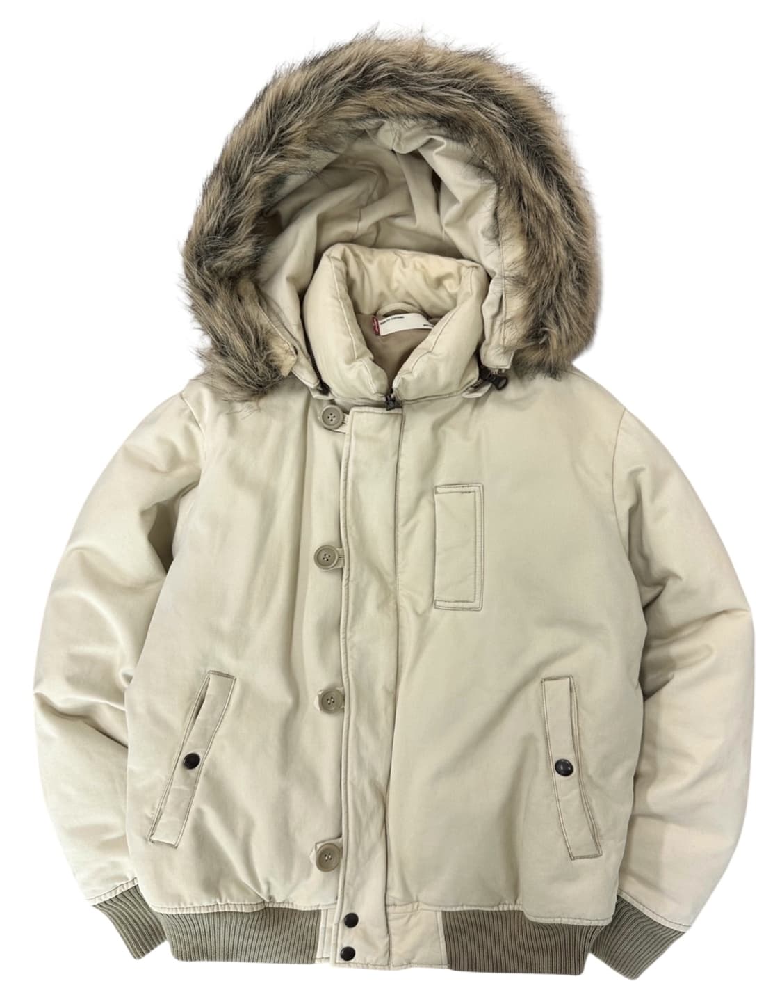 00s 리바이스 캔버스 패딩 아이보리 (L) 상품이미지1