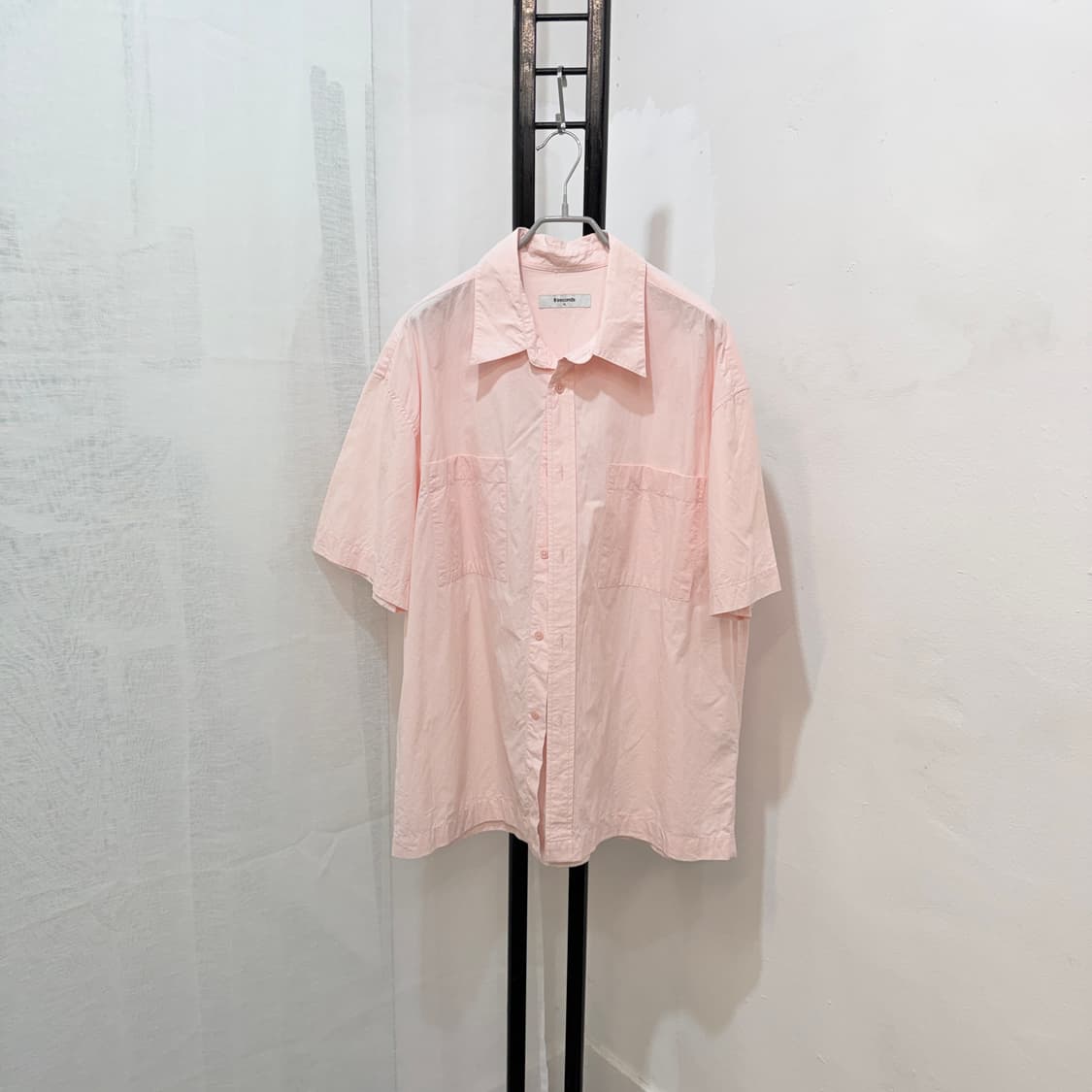 (XL)에잇세컨즈 핑크 반팔셔츠 반팔남방 4686 상품이미지1