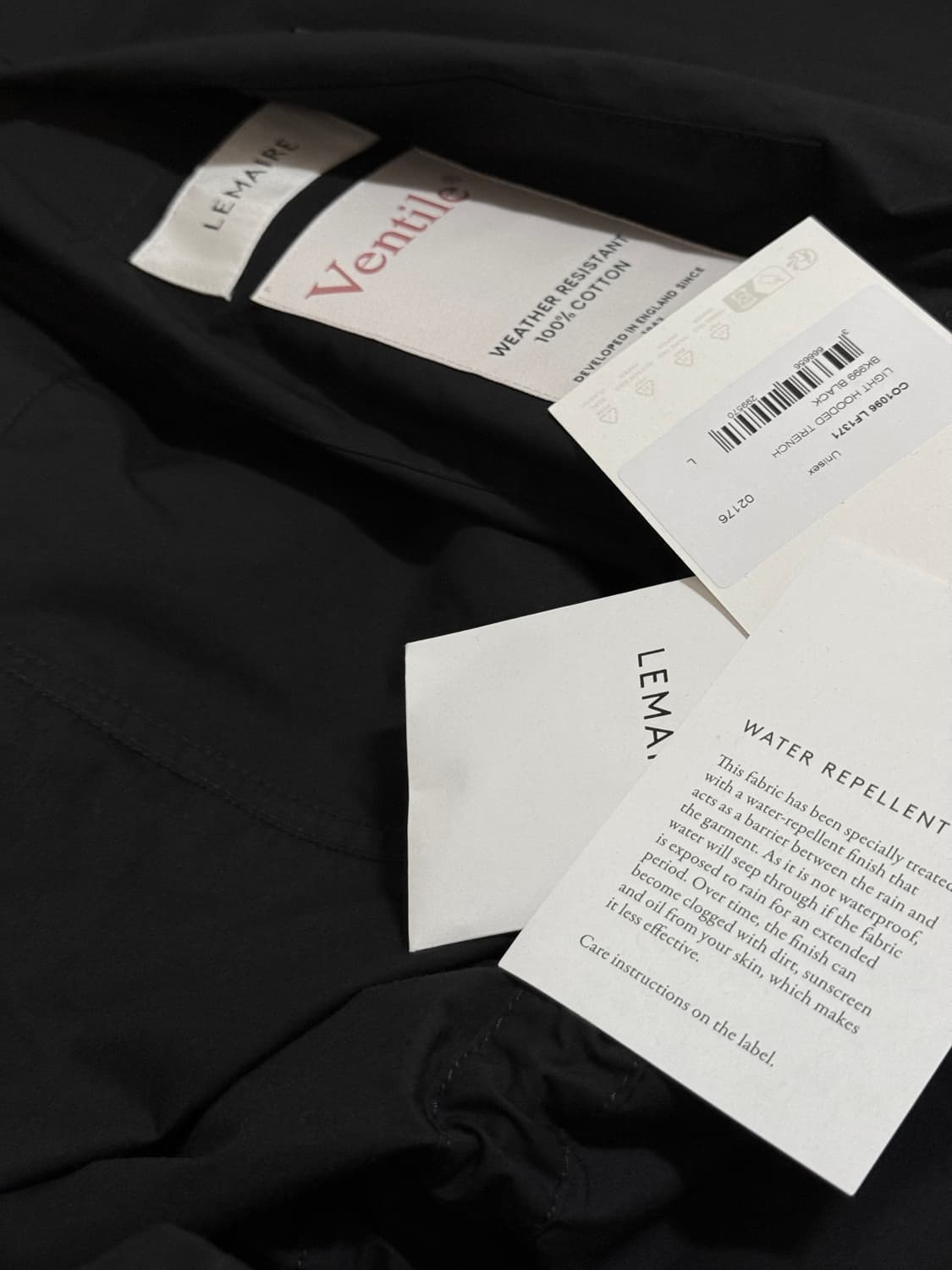 르메르 라이트 후디드 트렌치코트 L 상품이미지3