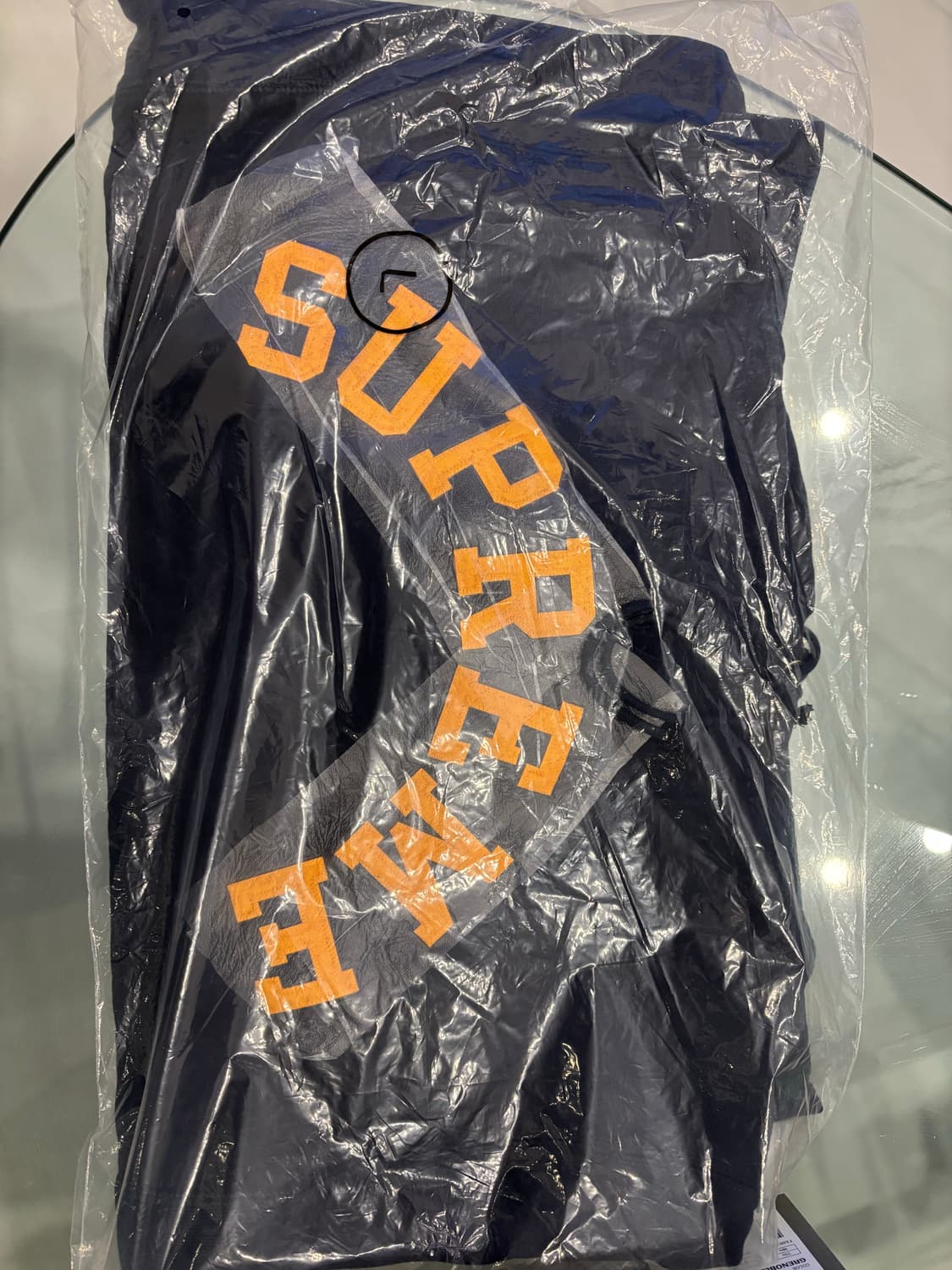 슈프림 X 챔피온 후드티 네이비 새상품 상품이미지2