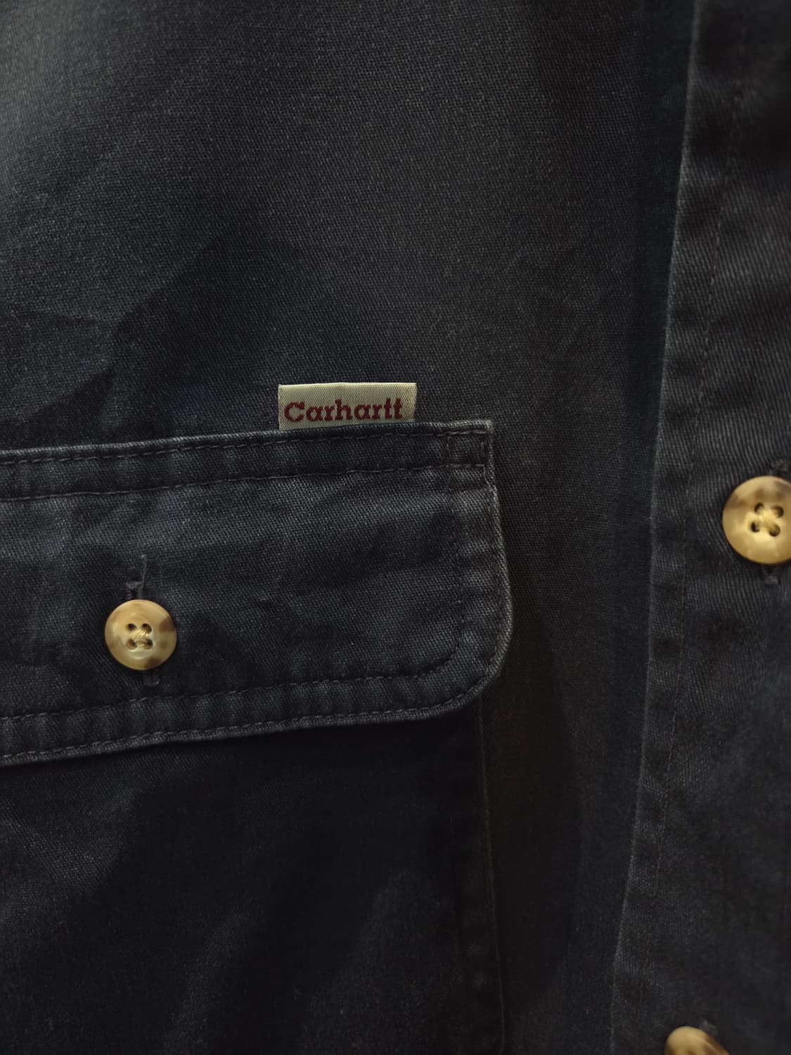 CARHARTT 칼하트 네이비 긴팔셔츠 상품이미지4