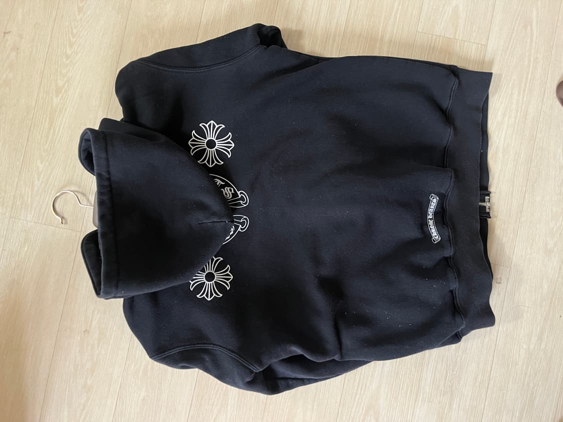 크롬하츠 홀스슈 퍽유 헤비웨이트 후드집업 L 상품이미지4