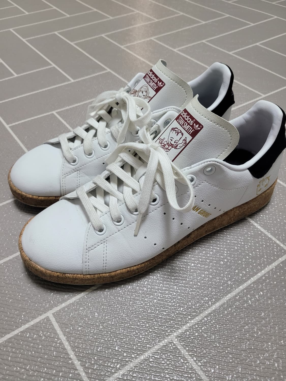 아디다스 스탠스미스 그루트&가모라 마블 콜라보 265 상품이미지2