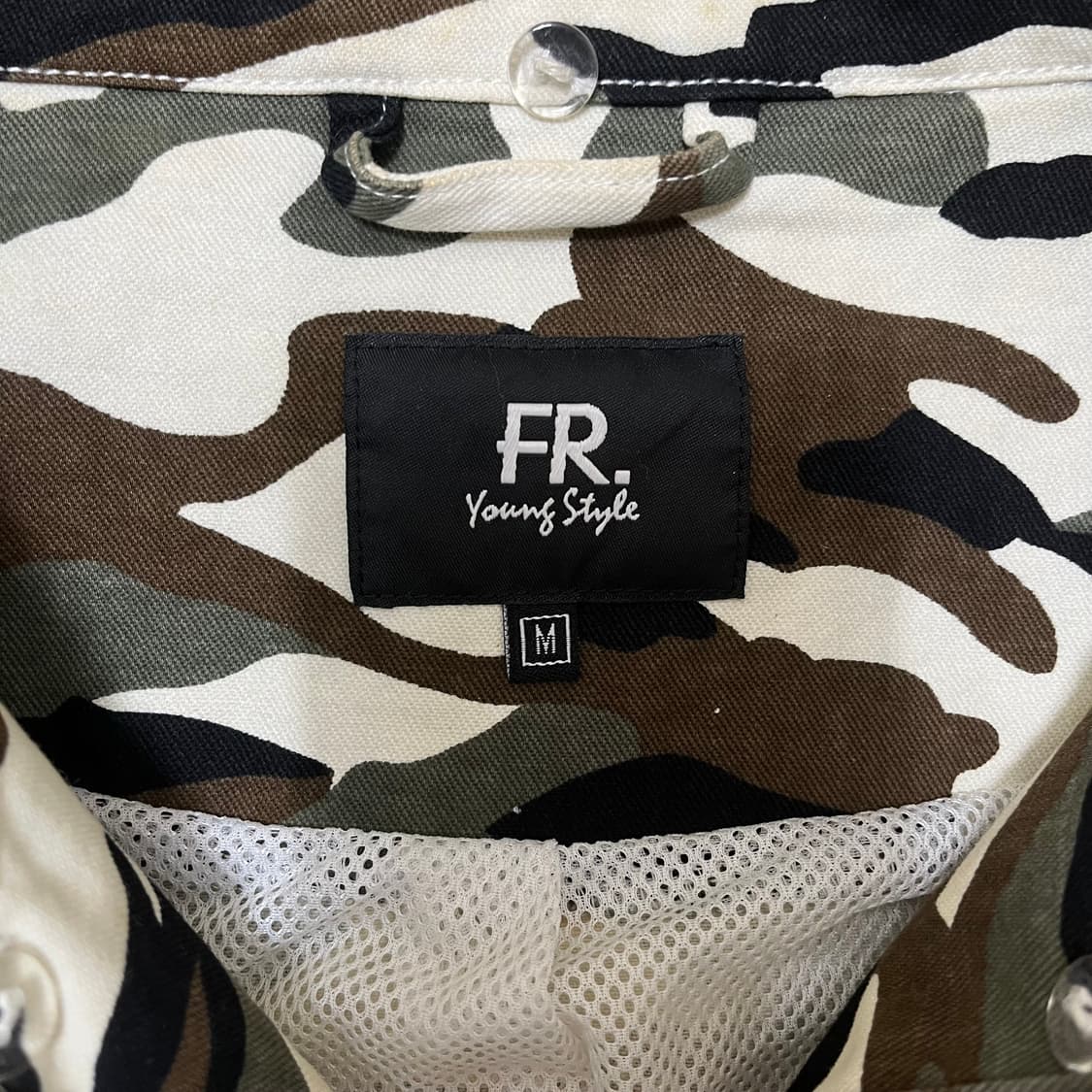 FR 영스타일 남성 밀리터리 카모플라쥬 코치 자켓 M(95) 상품이미지4