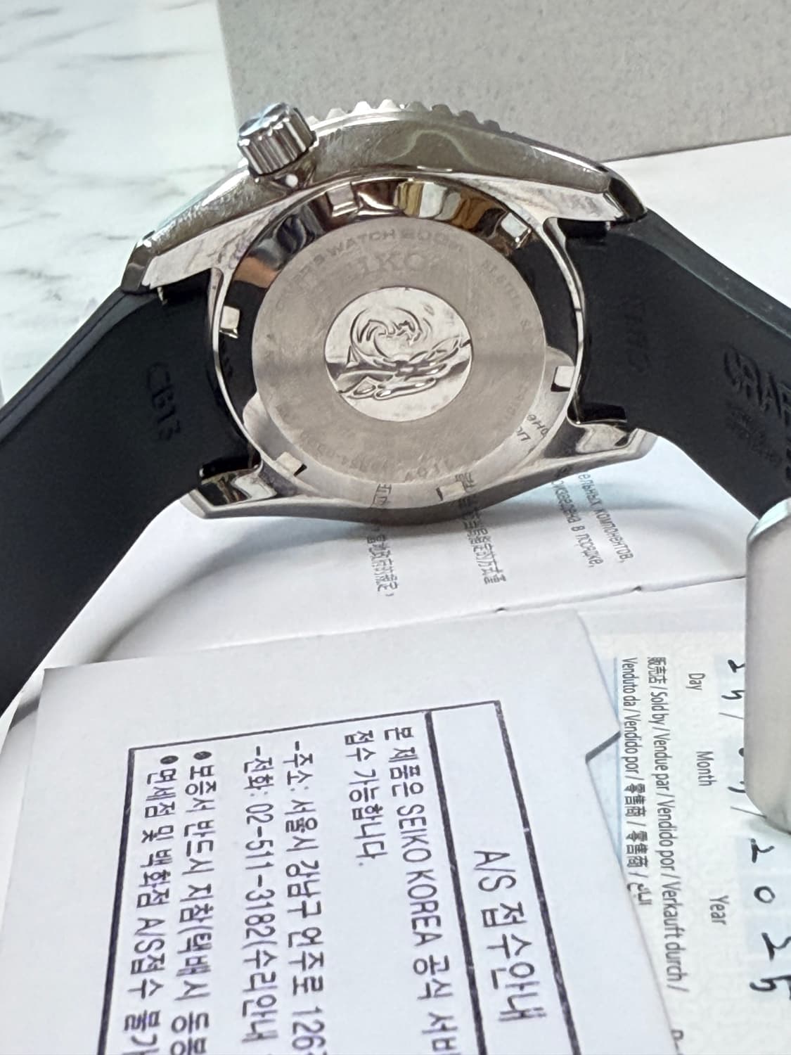 세이코 오타니 블랙 gmt spb383 상품이미지4
