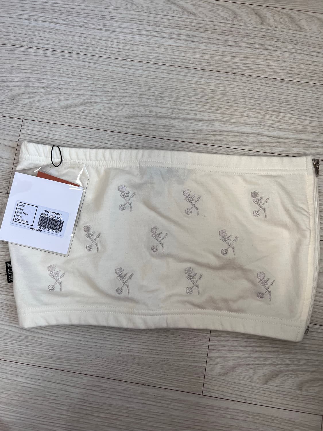 어널로이드 로즈 튜브탑 상품이미지3