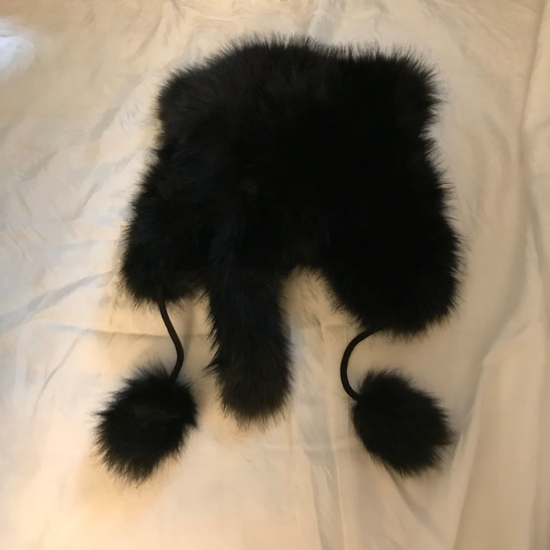 Vintage 고스펑크 갸루 네코 퍼모자 상품이미지2