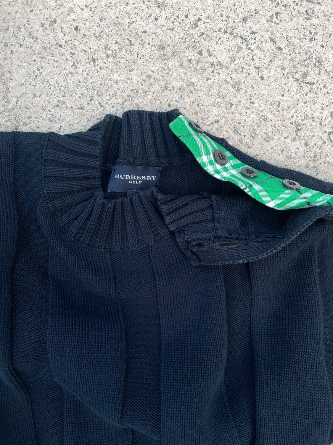 Burberry golf navy knit 상품이미지2