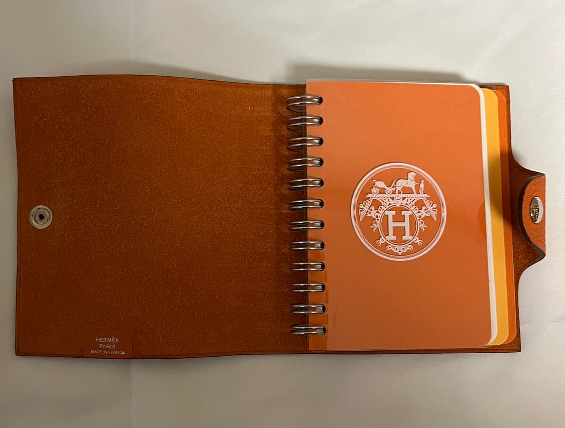 에르메스 다이어리 커버 율리스 아젠다 PM 오렌지색 수첩 상품이미지3