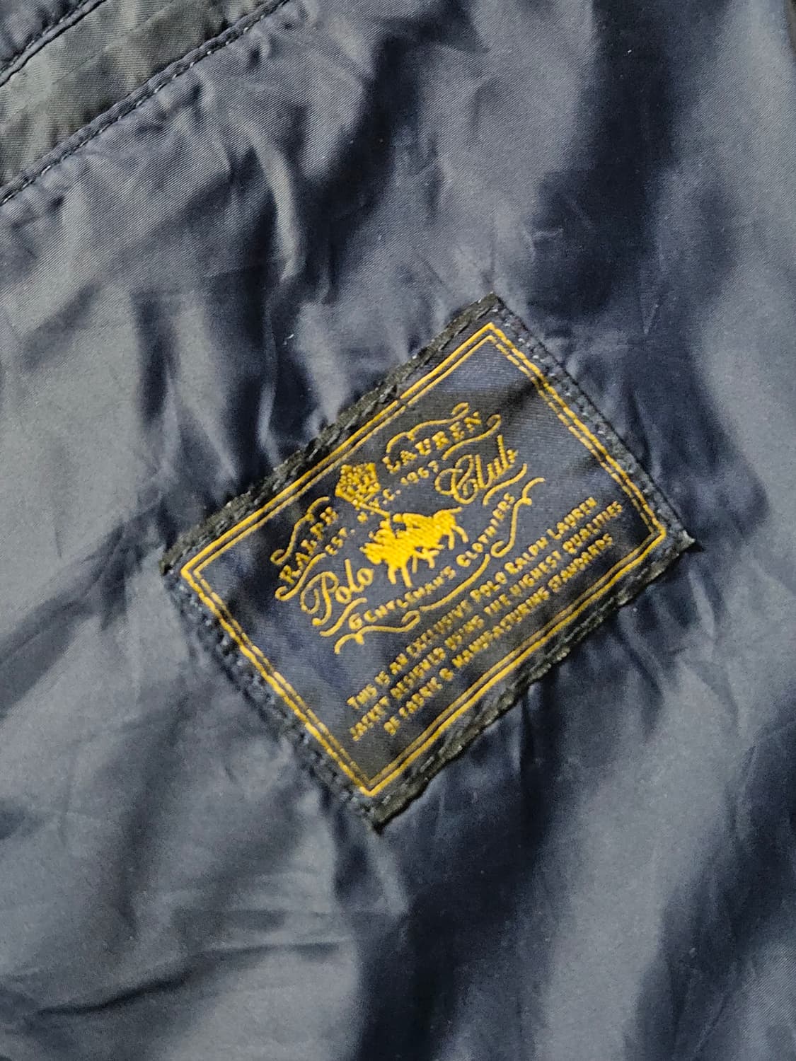 폴로 랄프로렌 퀄팅 자켓 투웨이 지퍼 S  상품이미지7