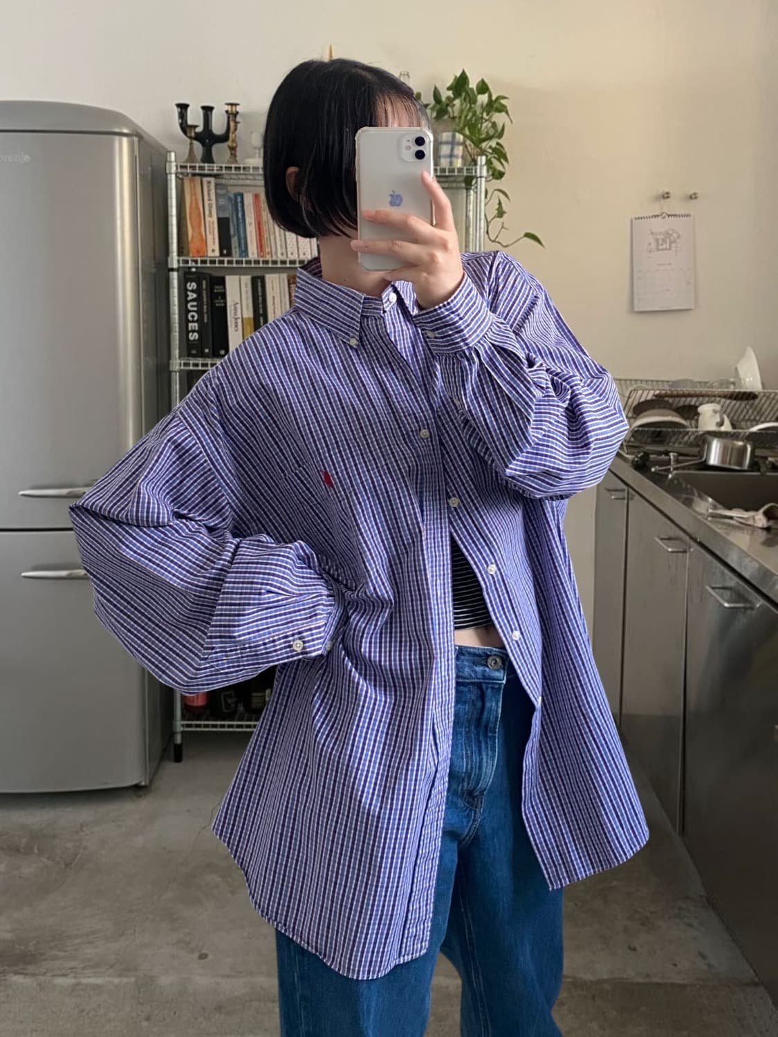 폴로 랄프로렌 체크 셔츠 (Man 2XL) 상품이미지1