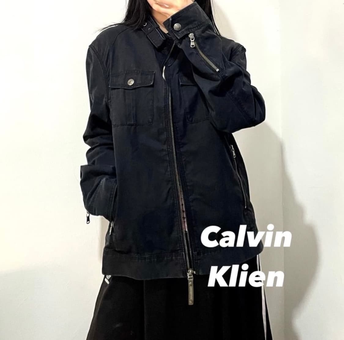 캘빈클라인 빈티지 포켓 하이 펑크 자켓 L 상품이미지1