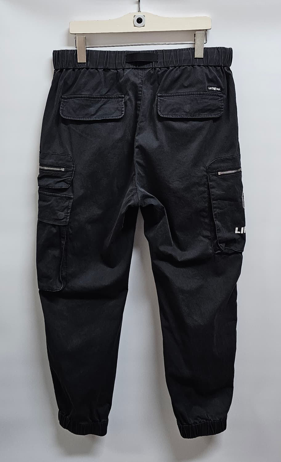 라이프워크 블랙 카고 조거팬츠 L 상품이미지2