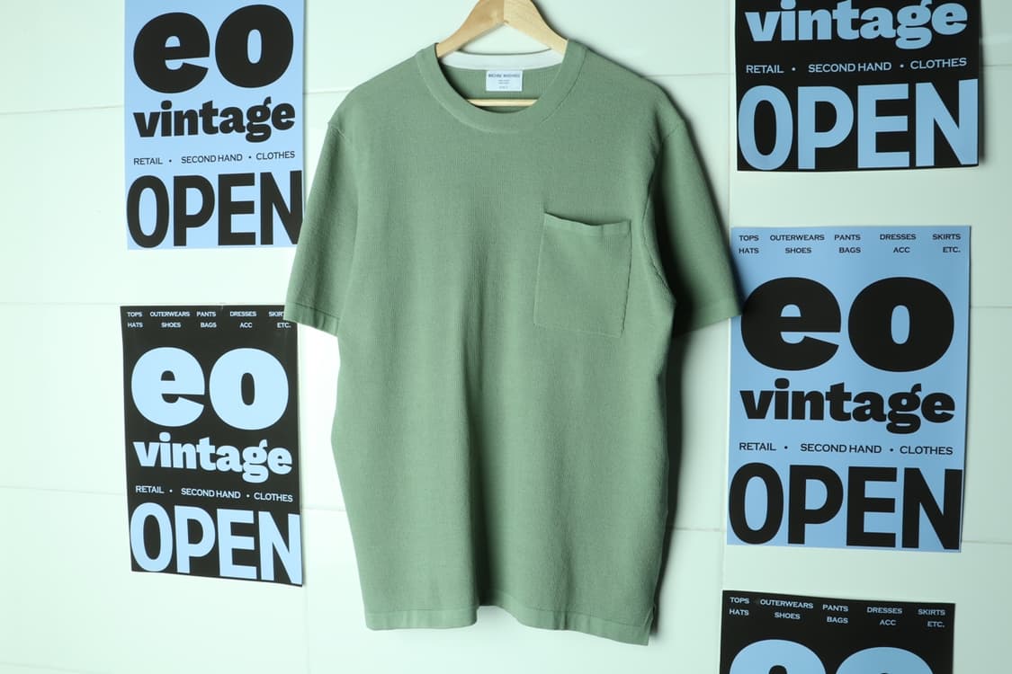 (2XL-3XL) 앤드지 반팔 티셔츠 시원 시어서커 카키-H31920 상품이미지2
