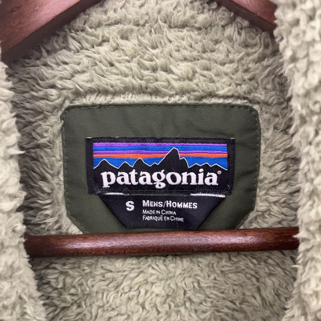 파타고니아 빈티지 캐주얼 말차카키 양털 마운틴 자켓 S C09495 상품이미지5