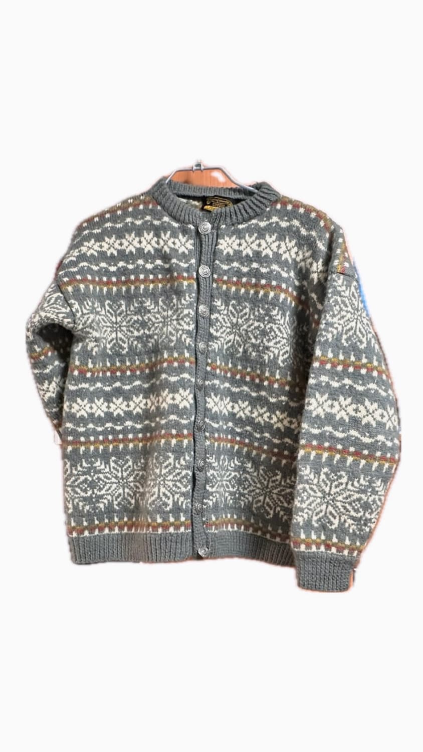 노르딕 도톰 그레이 니트 가디건🩶 상품이미지1