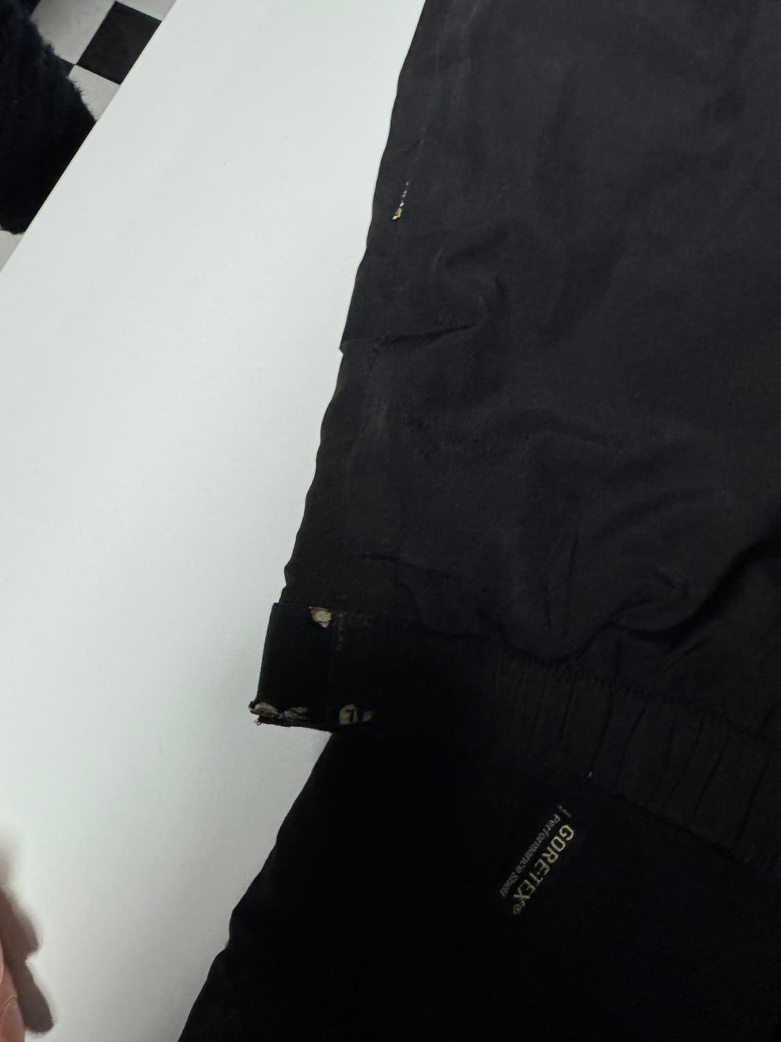 노스페이스 고어텍스 바람막이 오버핏 자켓 L 블랙 상품이미지6