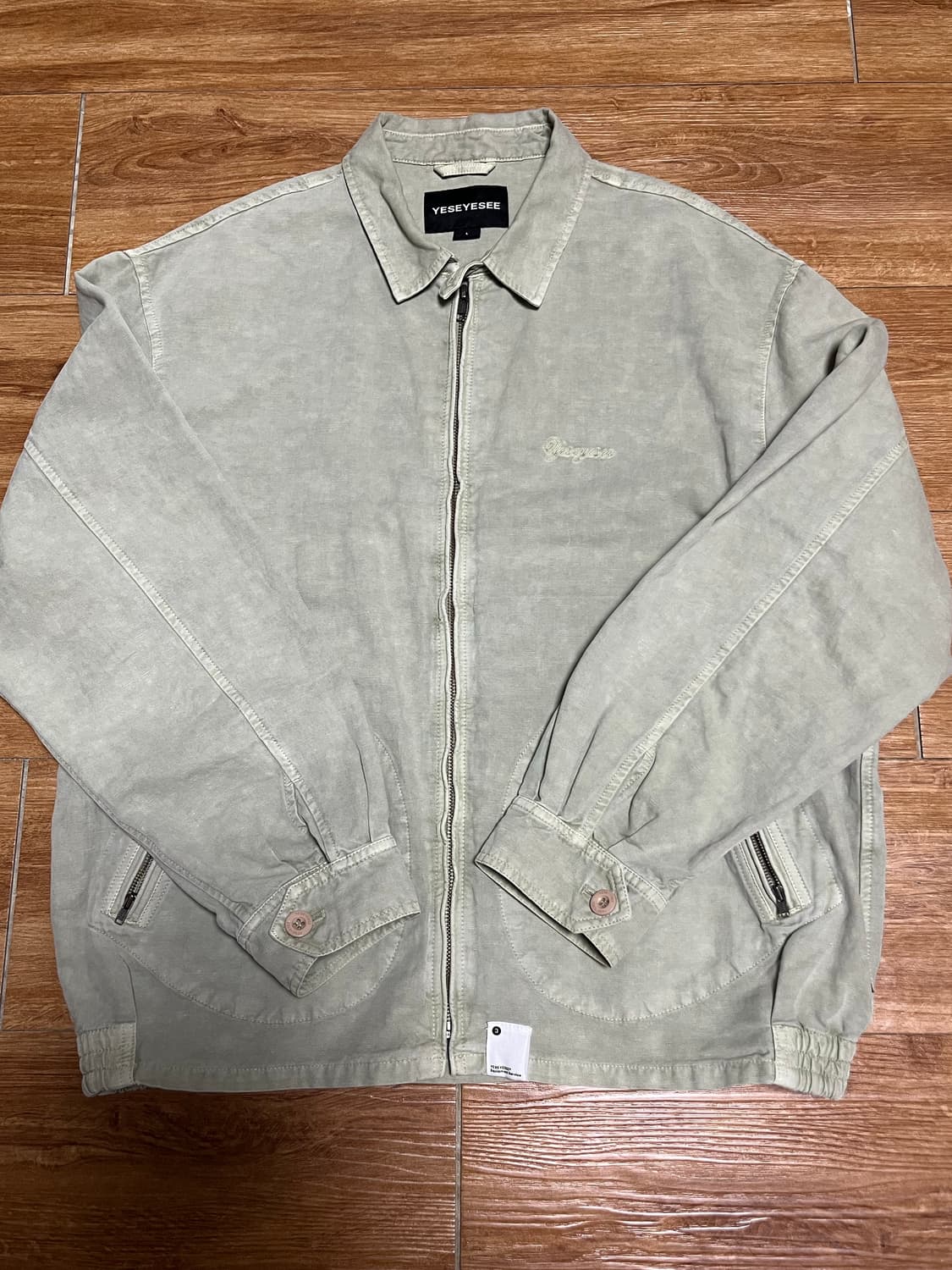 예스아이씨 린넨 코튼 자켓 베이지 상품이미지3