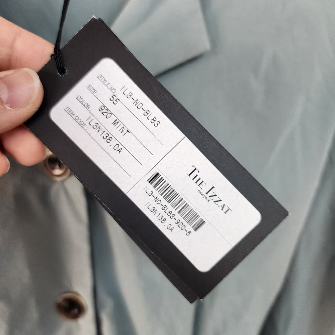 더 아이잗 셔츠 블라우스 민트색 상품이미지2