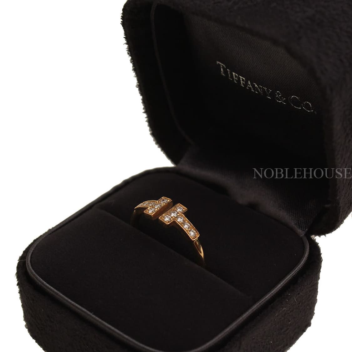 티파니앤코 T 와이어 18K 로즈골드 12P 다이아 반지(10.75호) 상품이미지4