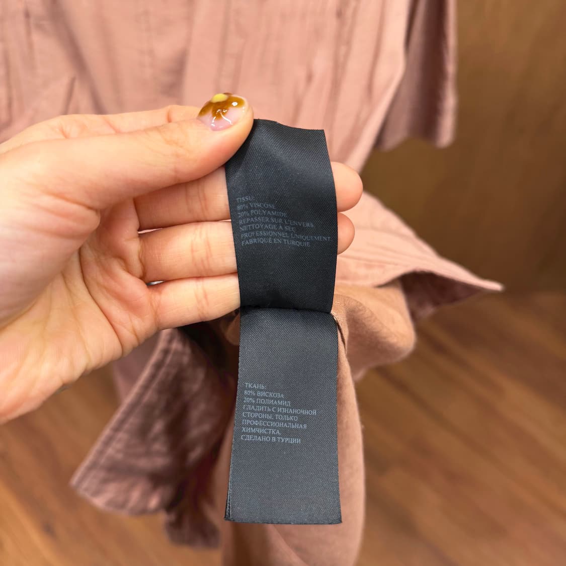 올세인츠 라이트 웨이트 롱 자켓 미니멀 드레이프 드로스트링 디테일 핑크 상품이미지7